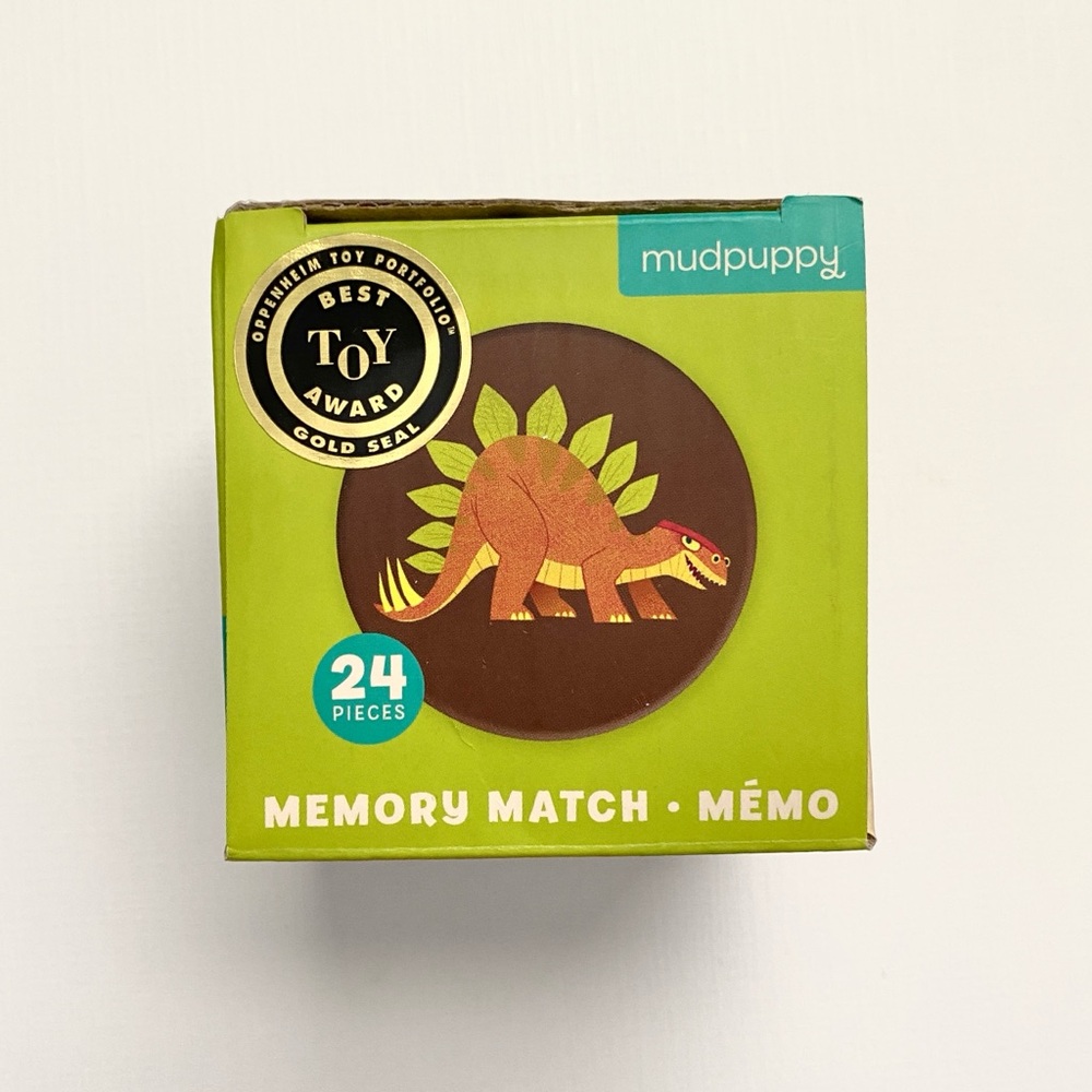 Mudpuppy Mighty Dinosaurs Mini Memory Match Game